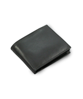 Black men's leather wallet 513-5374-60