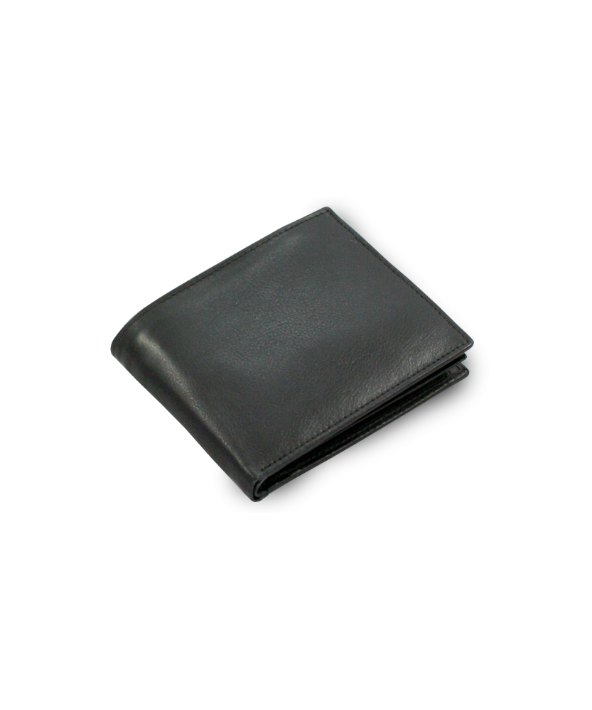 Black men's leather wallet 513-5374-60