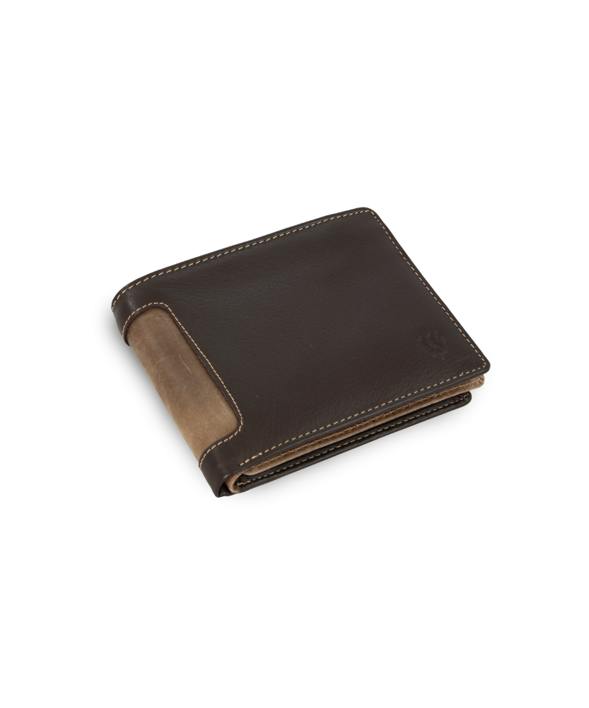 Brown men's leather wallet 513-5501-47