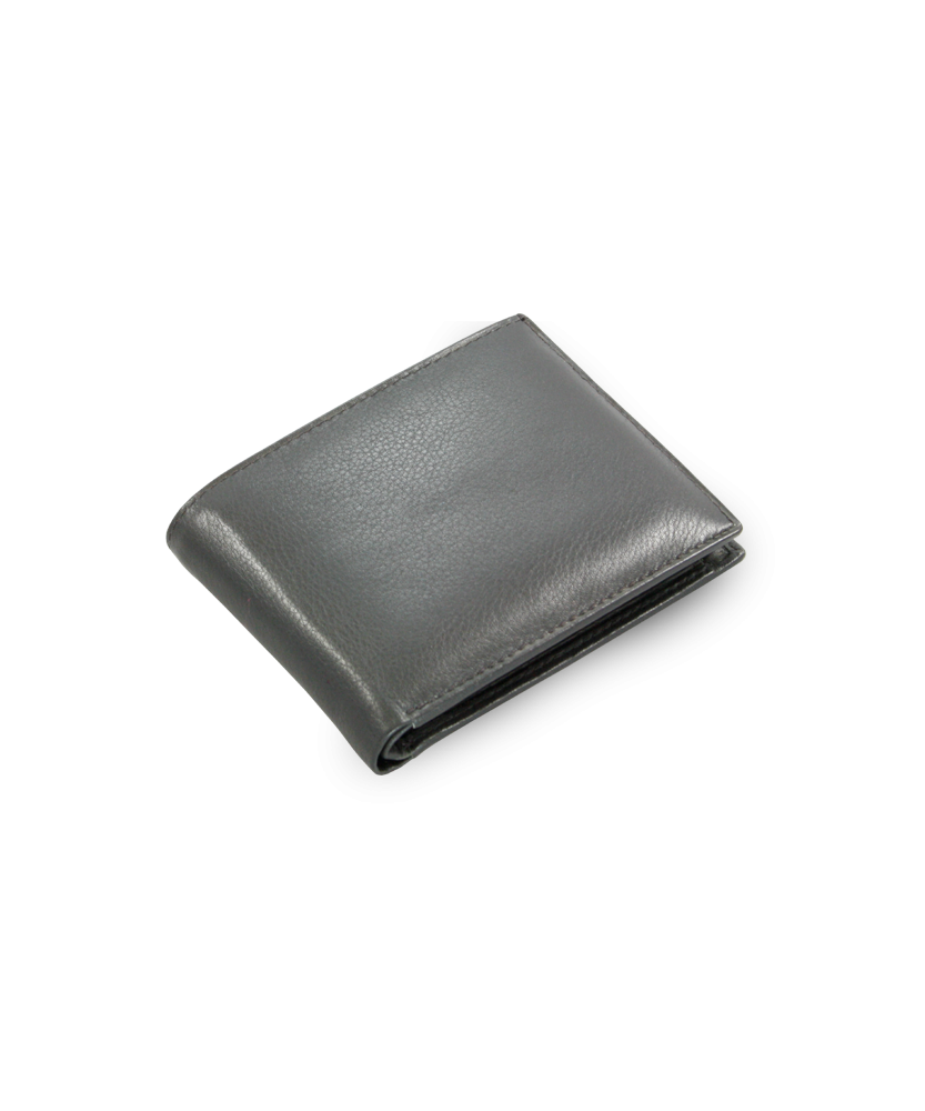 Black men's leather wallet 513-7033-60