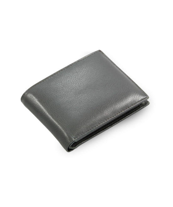 Black men's leather wallet 513-7033-60