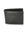 Black men's leather document wallet 513-7106-60