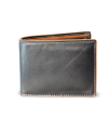 Men's Black-brown leather wallet 513-8142-60/40