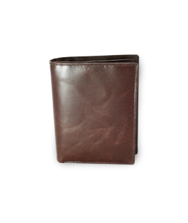 Dark brown men's leather document wallet  514-1790-47