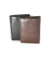 Black men's leather document wallet 514-1790-60