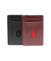 Black simple leather cardholder 514-1940-60