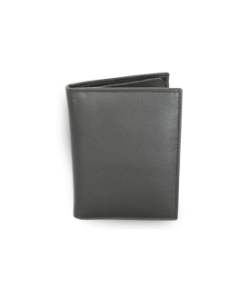 Black leather document wrap 514-2020-60