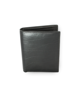 Black men's leather document wallet 514-2206-60