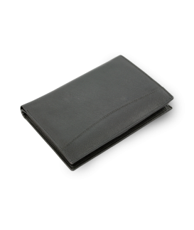 Black leather document wallet 514-2402-60