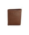 Dark brown men's leather document wallet 514-3221-47