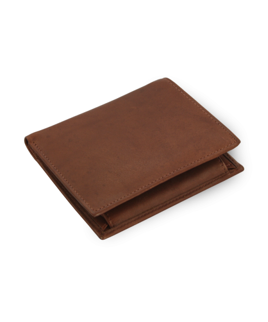 Dark brown men's leather document wallet 514-3221-47