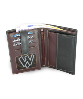 Men's leather wallet with document security 514-4358A-60/47