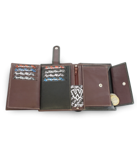 Men's leather wallet with document security 514-4358A-60/47