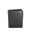 Black men's leather document wallet 514-4402-60