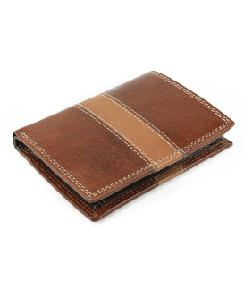 Brown men's leather wallet 514-4563-40/05