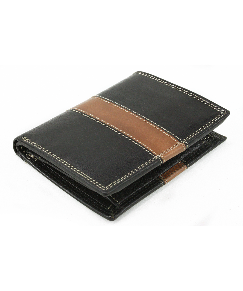 Black men's leather wallet 514-4563-60/05