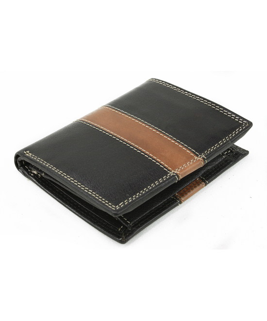 Black men's leather wallet 514-4563-60/05