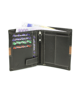 Black men's leather wallet 514-4563-60/05