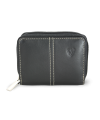 Black leather credit card and business card holder 514-6776-60