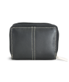 Black leather credit card and business card holder 514-6776-60