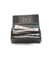 Kellnerportemonnaie aus Leder mit Münzfächern mit Reißverschluss 515-2401-60