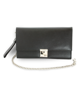 Leather waiter's wallet with chain 515-7401A-60