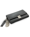Leather waiter's wallet with chain 515-7401A-60