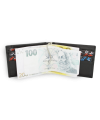 Schwarzes Herren Dollarclip-Portemonnaie aus Leder 519-2908-60