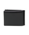 Black men's leather dollar wallet 519-8103-60