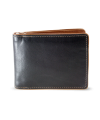 Black-brown men's leather dollar wallet 519-8132-60/47