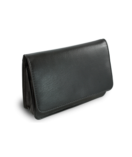 Black leather etui 611-0016-60