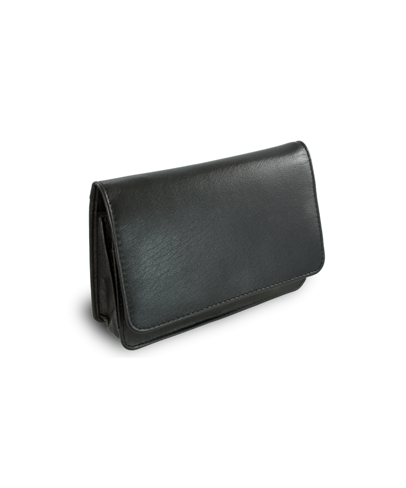 Black leather etui 611-0016-60