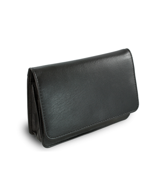 Black leather etui 611-0016-60