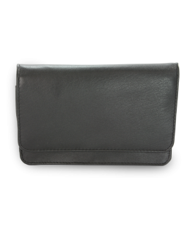 Black leather etui 611-0016-60