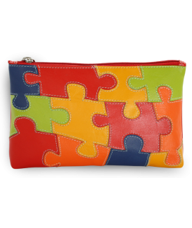 Puzzle women's leather etui 611-0023-PUZ