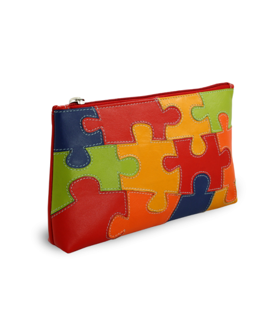 Puzzle women's leather etui 611-0023-PUZ