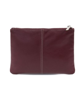 Burgundy leather etui 611-0024-34