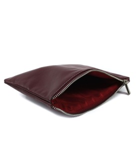 Burgundy leather etui 611-0024-34