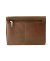 Brown men's leather document etui 611-2411-40