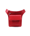 Red Leather Fanny Pack 611-6115-31
