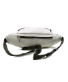 Light grey leather fanny pack 611-6116-20