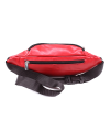 Red leather fanny pack 611-6116-31