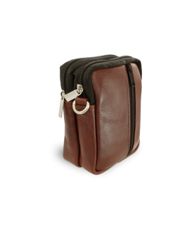 Brown leather document etui 611-6207-40/60