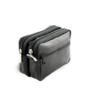 Black leather etui 611-6207A-60