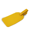 Yellow leather baggage tag 619-5405-86