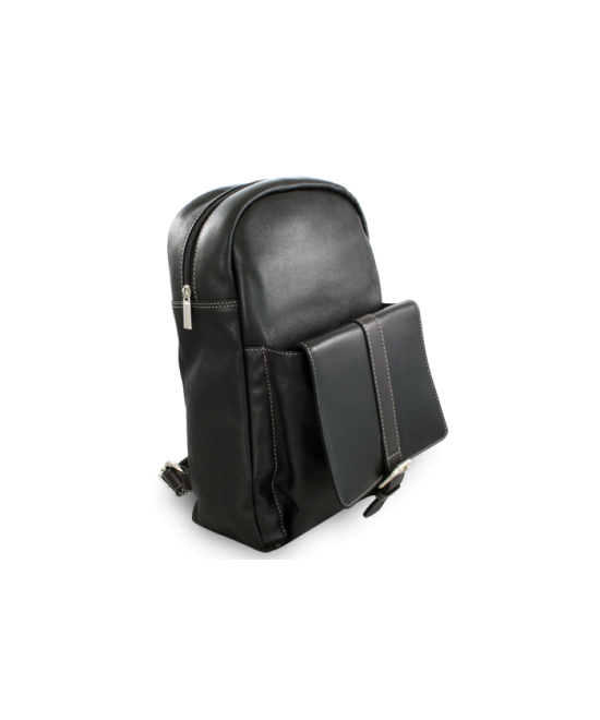 Black leather backpack 311-1717-60/40