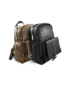 Black leather backpack 311-1717-60/40