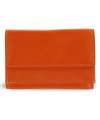 Orange women's mini leather wallet 511-4392A-84