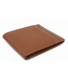 Brown men's leather wallet 513-1322-05