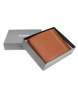 Brown men's leather wallet 513-1322-05